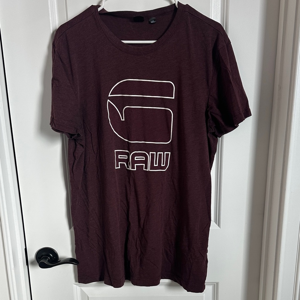 G-Star Deep Burgundy Tee
